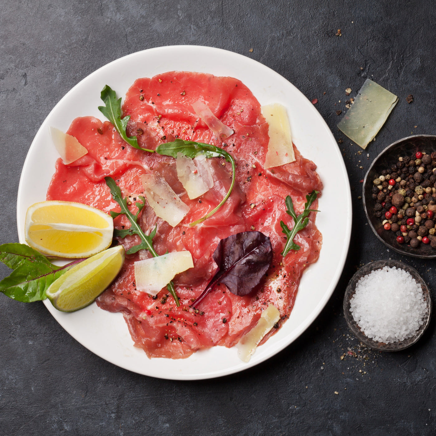 Carpaccio gesneden